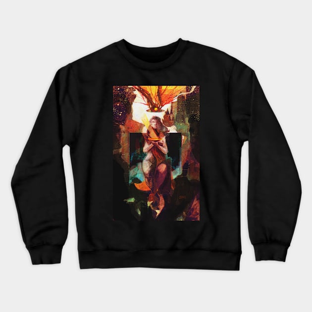 King of Cups Crewneck Sweatshirt by Bad Kingdom